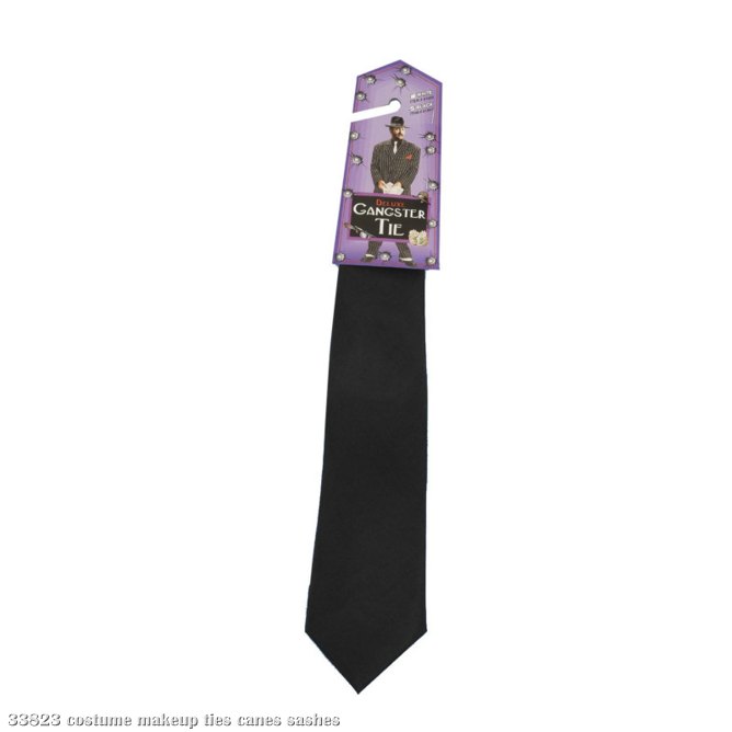 Black Long Tie - Click Image to Close