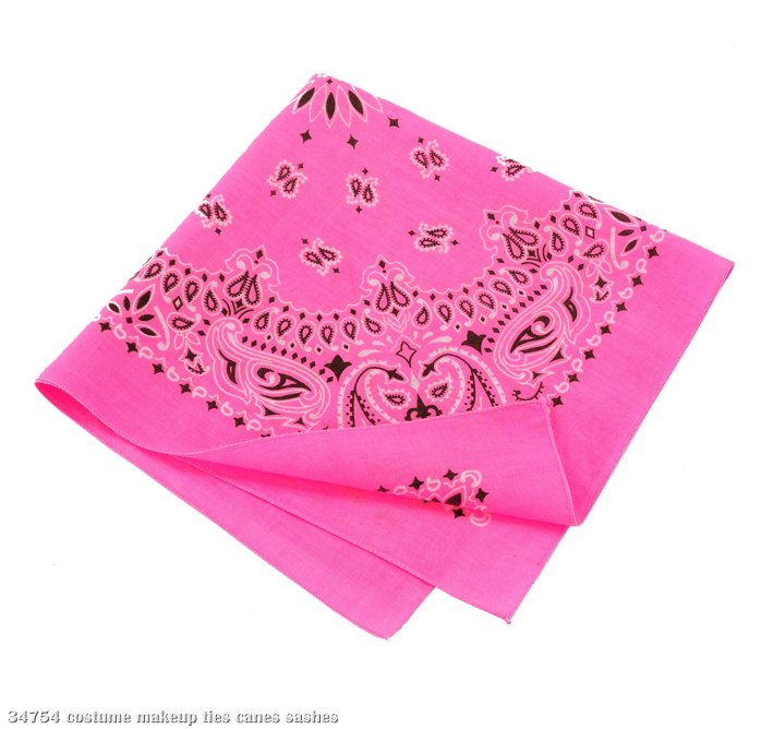 Pink Bandana - Click Image to Close