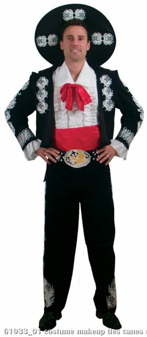 The Three Amigos Dusty Bottoms Adult Belt - Click Image to Close