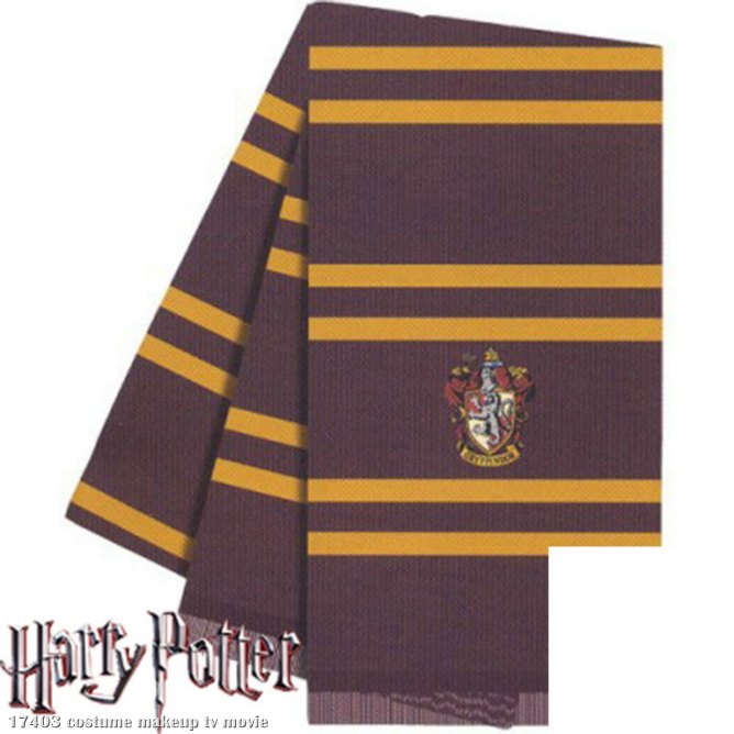 Harry Potter Gryffindor House Deluxe Scarf - Click Image to Close
