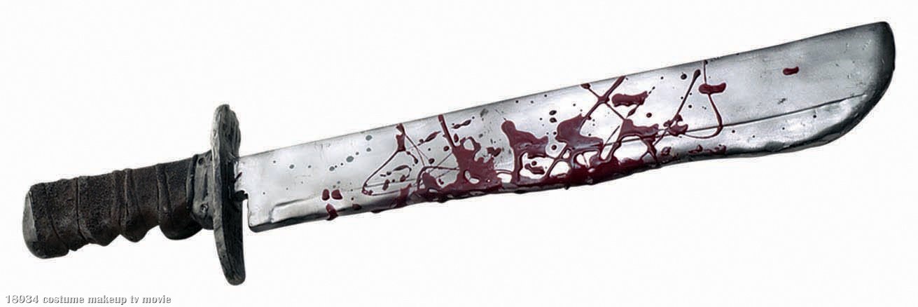 Jason Chrome Machete W/Sound - Click Image to Close