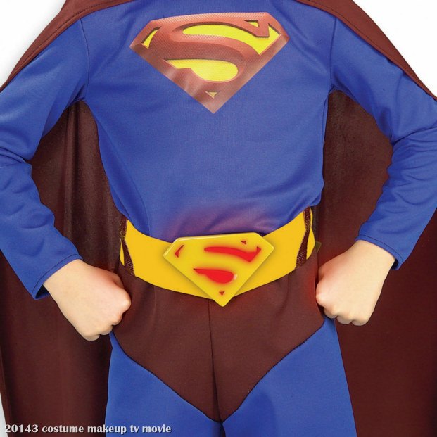 Superman Belt Deluxe Child - Click Image to Close