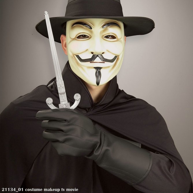 V for Vendetta Gloves - Click Image to Close