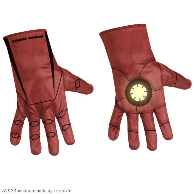 Iron Man 2008 Movie Child Gloves - Click Image to Close