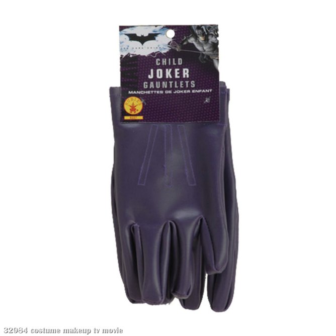 Batman Dark Knight The Joker Gloves Child - Click Image to Close