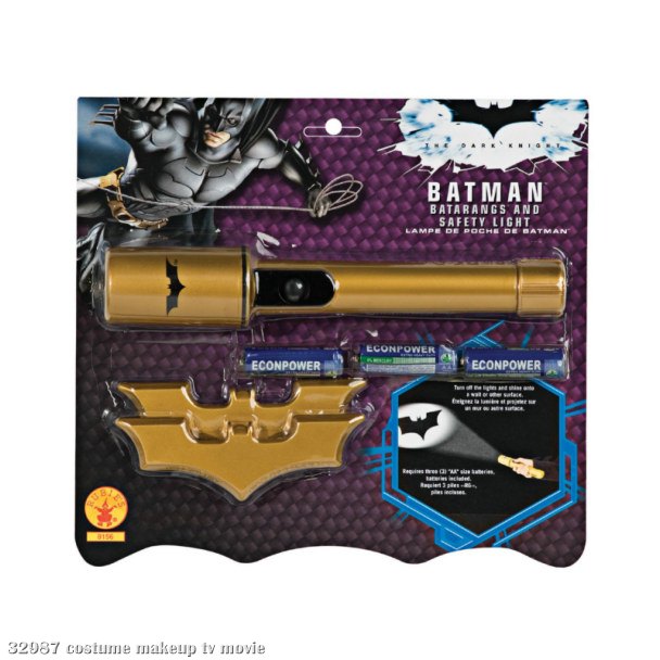 Batman Batarangs and Safety Light - Click Image to Close