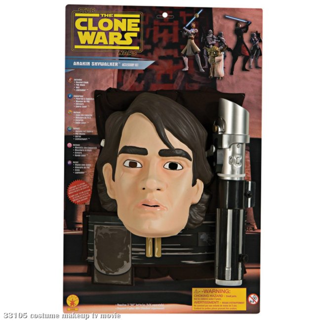 Star Wars Clone Wars Anakin Set Child - Click Image to Close