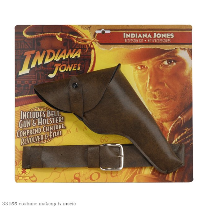 Indiana Jones Belt with Gun and Holster - Click Image to Close