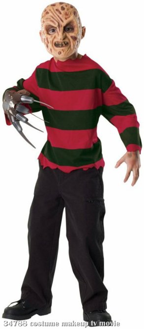 A Nightmare on Elm Street Freddy Krueger Child Costume Kit - Click Image to Close