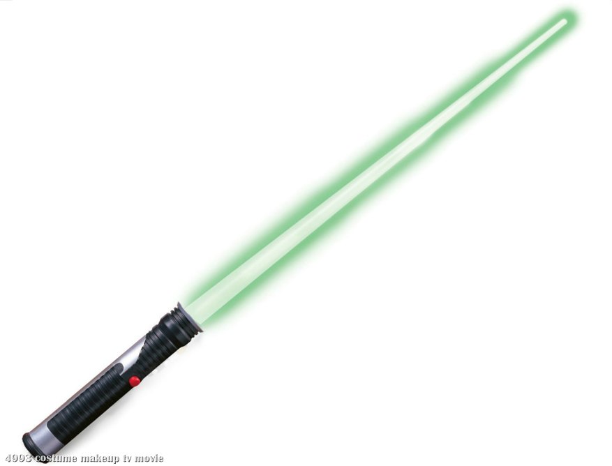 Star Wars Jedi Master Green Lightsaber - Click Image to Close