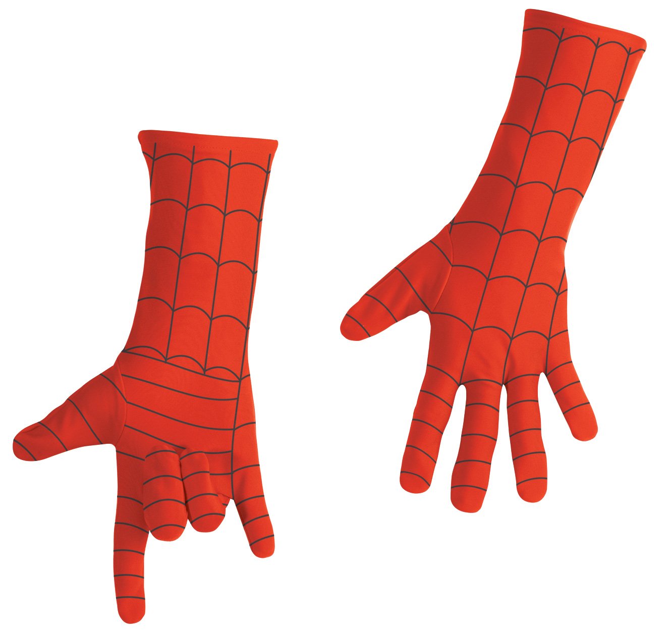 Spider-Man Deluxe Adult Gloves - Click Image to Close