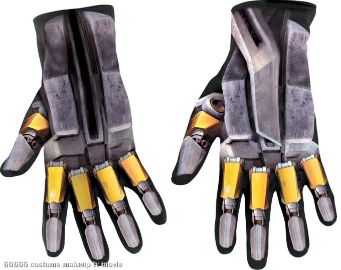 Transformers Bumblebee Child Gloves - Click Image to Close