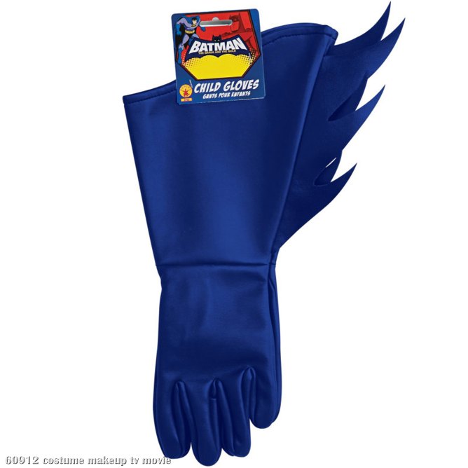 Batman Brave & Bold Batman Child Gloves - Click Image to Close