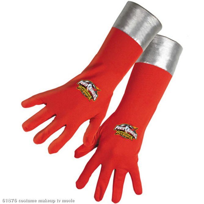 Power Rangers Glove (Red) Child - Click Image to Close