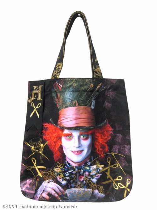Alice in Wonderland Movie - Mad Hatter Tote - Click Image to Close