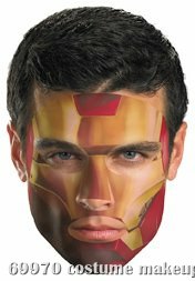 Iron Man Face Tattoo - Click Image to Close