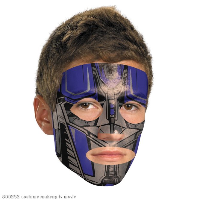 Transformers 3 Dark Of The Moon Movie - Optimus Face Tattoo - Click Image to Close