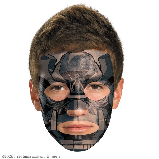 Transformers 3 Dark Of The Moon Movie - Iron Hide Face Tattoo - Click Image to Close