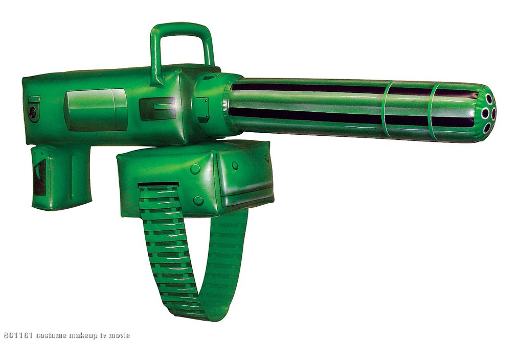 Green Lantern - Inflatable Gatling Gun - Click Image to Close