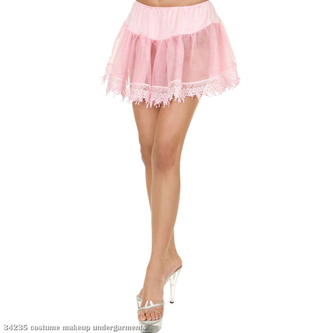 Pink Tear Drop Petticoat Adult - Click Image to Close