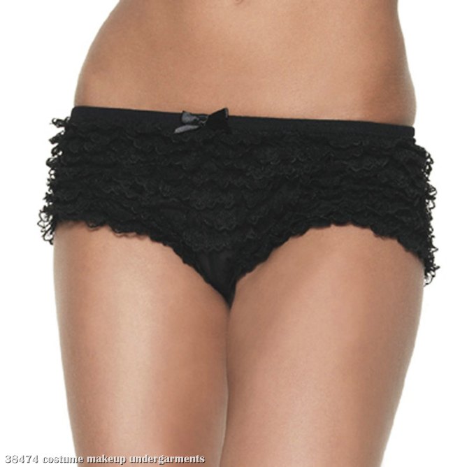 Ruffled Tanga Shorts Adult - Click Image to Close