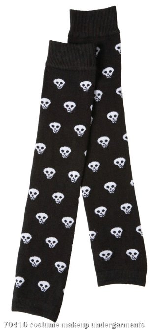 Skull and Crossbones Child Leg Warmers - Click Image to Close