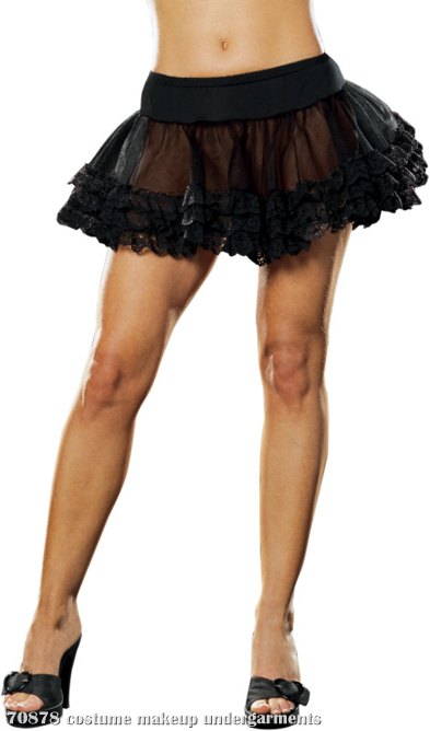 Angel Petticoat (Black) Adult - Click Image to Close