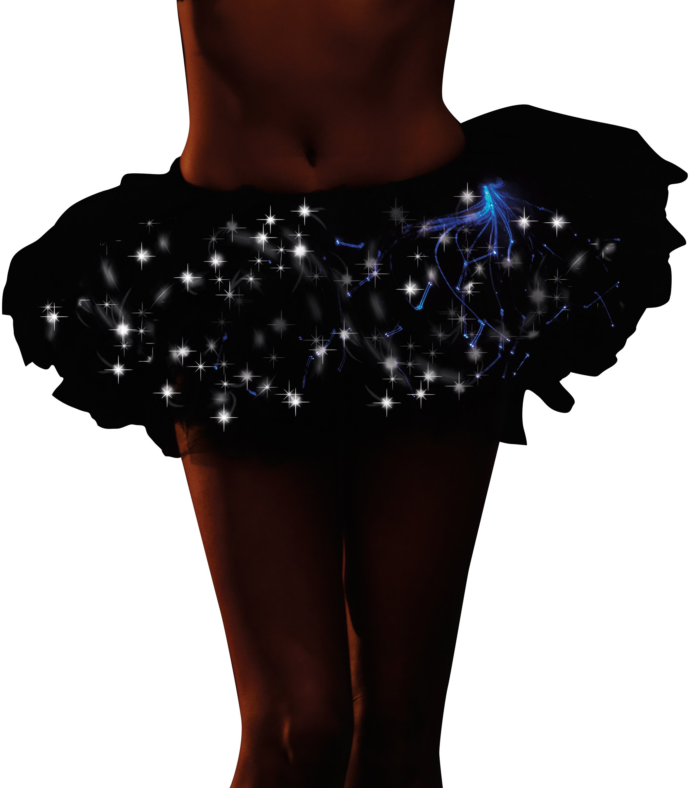 Light Up Black Tutu (Adult) - Click Image to Close