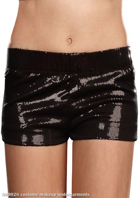 Glam Sequin Shorts (Adult) - Click Image to Close