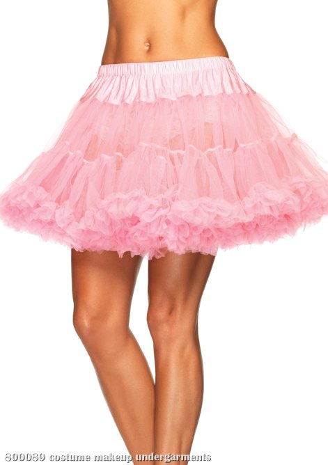 Pink Layered Tulle Petticoat (Adult) - Click Image to Close