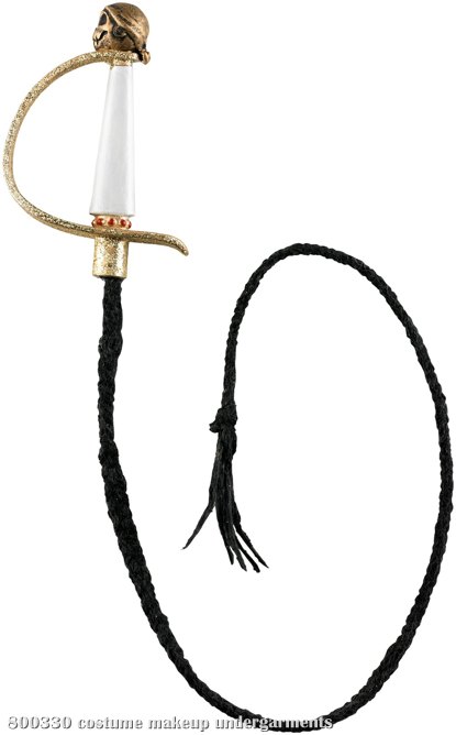 Pirate Whip With Garter (Adult) - Click Image to Close