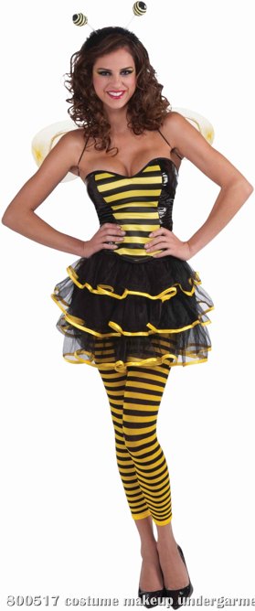 Bee Leggings Adult - Click Image to Close