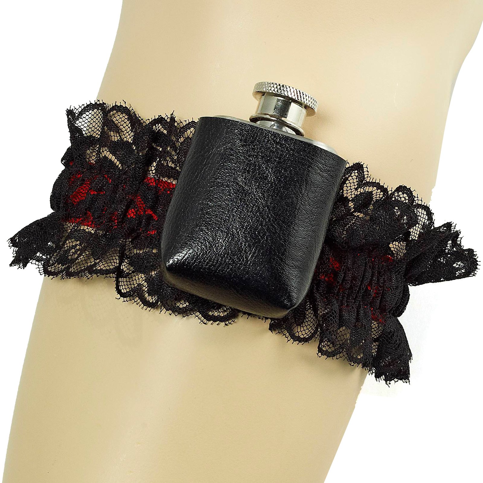 Roaring 20's Deluxe Gangster Adult Garter and Flask