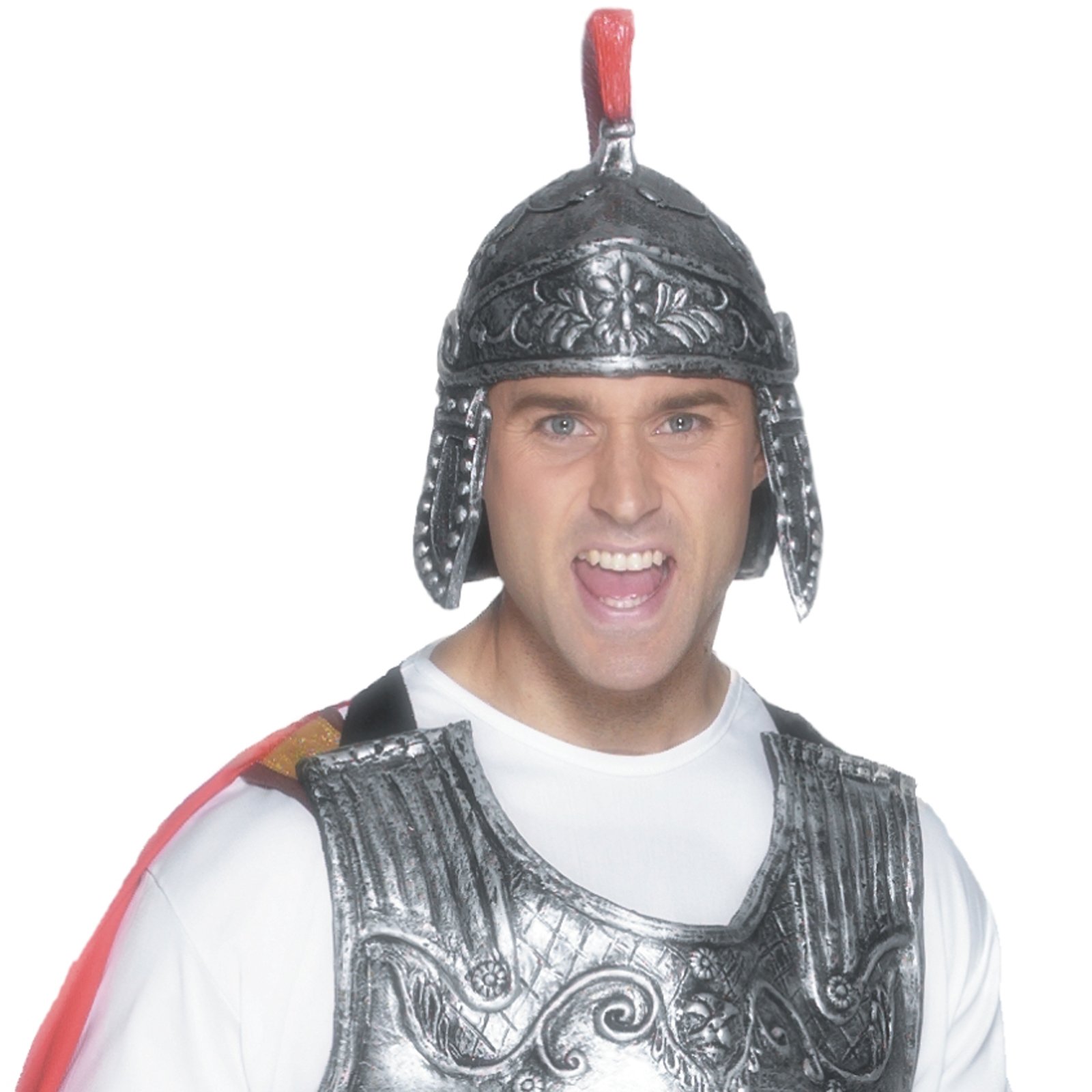 Roman Knight Armour Helmet Adult (Rubber) - Click Image to Close