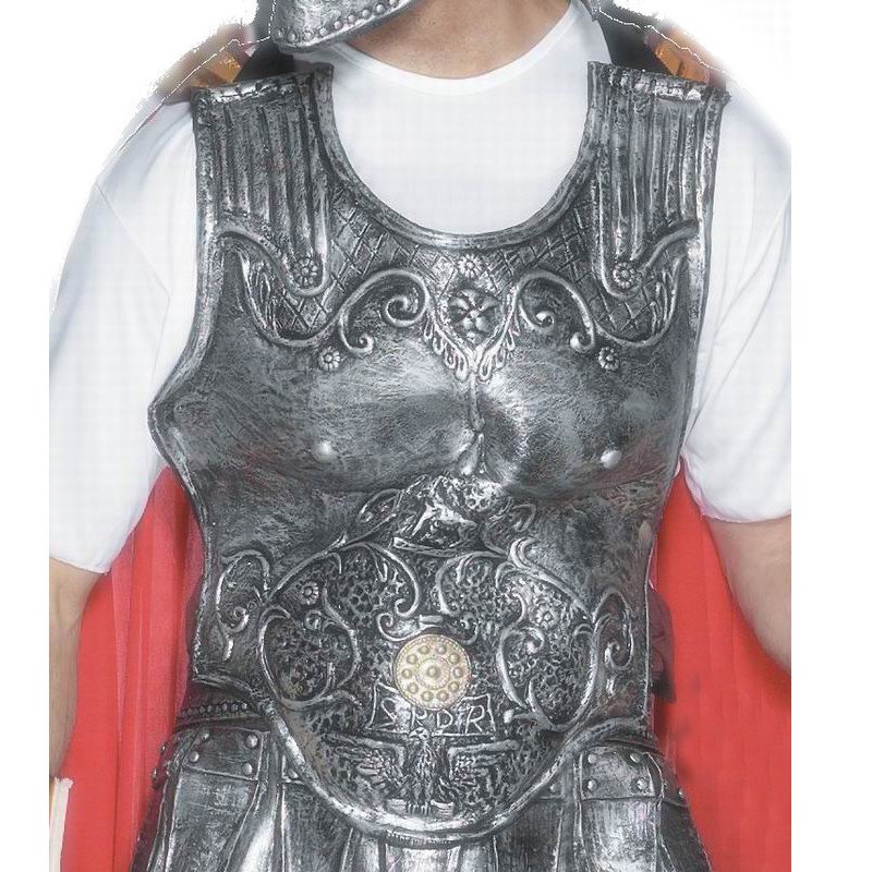 Roman Armour Breast Plate Adult (Rubber) - Click Image to Close