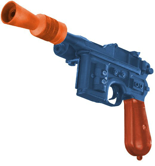 Star Wars Han Solo Blaster - Click Image to Close