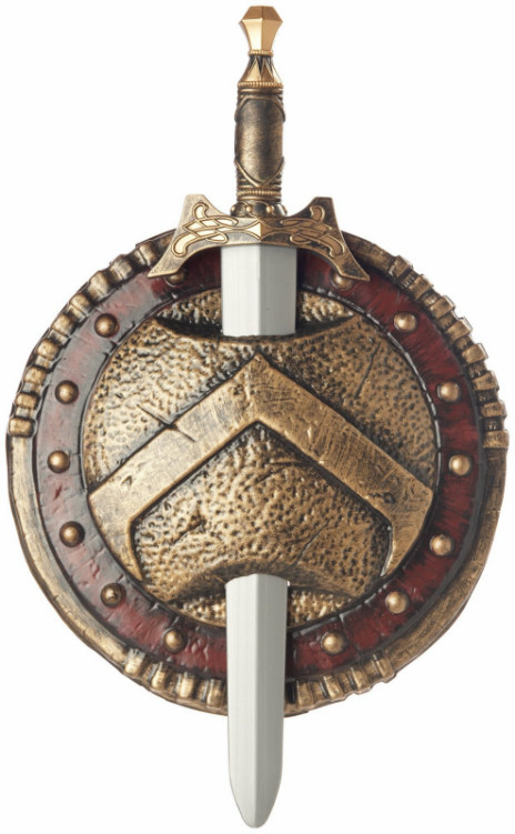 Spartan Combat Shield and Sword - Click Image to Close