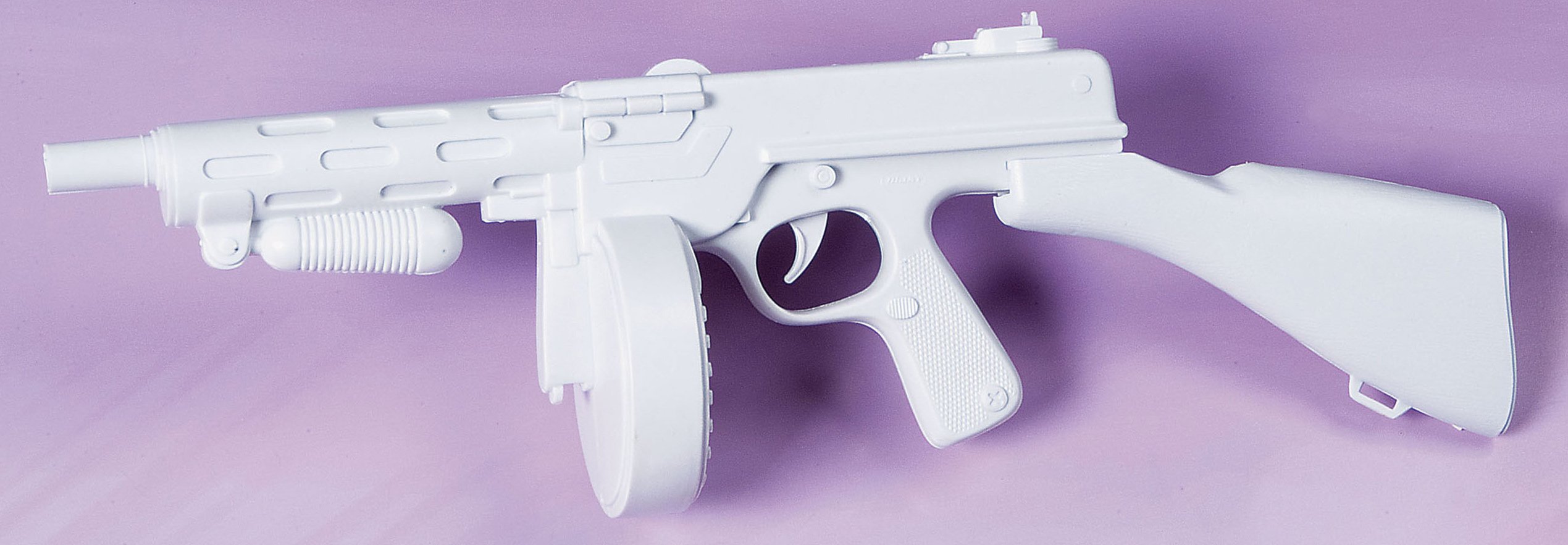 Gangster Gun (White)