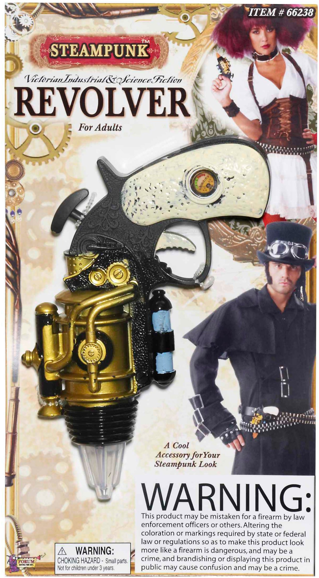 Steampunk Revolver - Click Image to Close