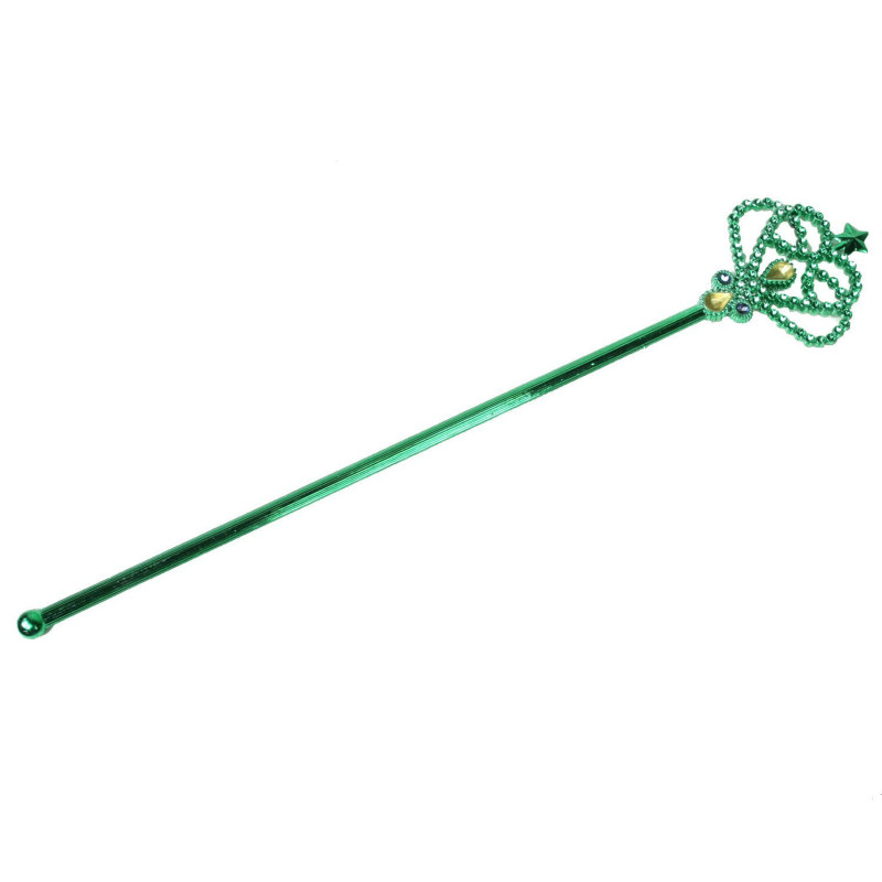 Green Mardi Gras Scepter