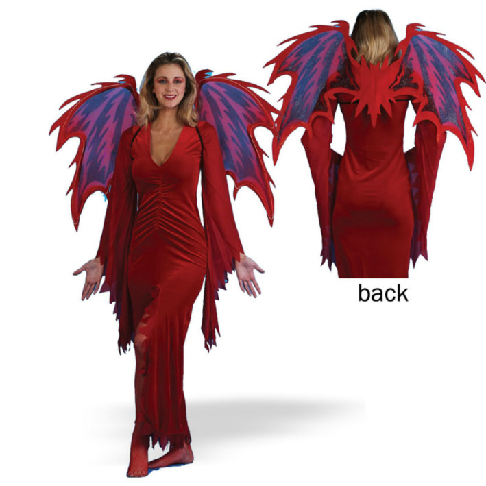 Deluxe Hell Spawn Wings Adult - Click Image to Close