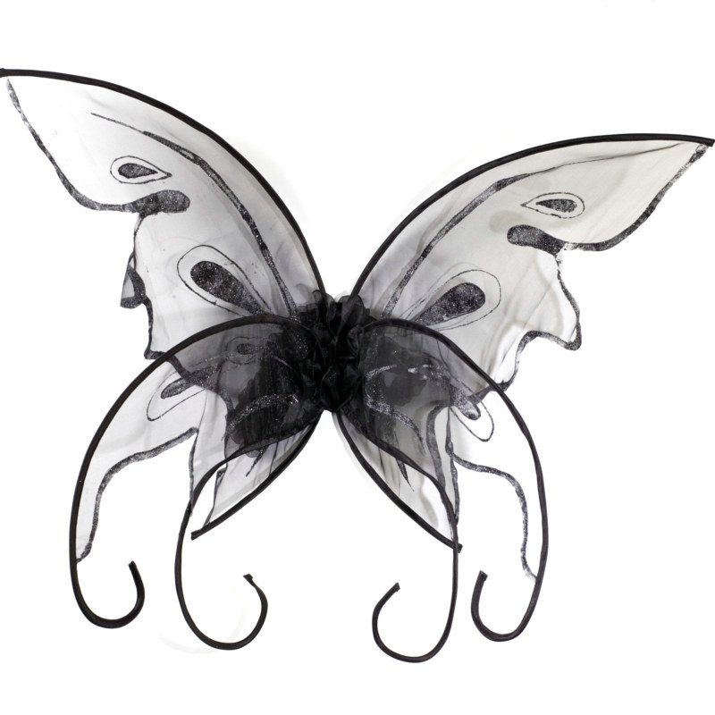 Black Butterfly Wings - Click Image to Close