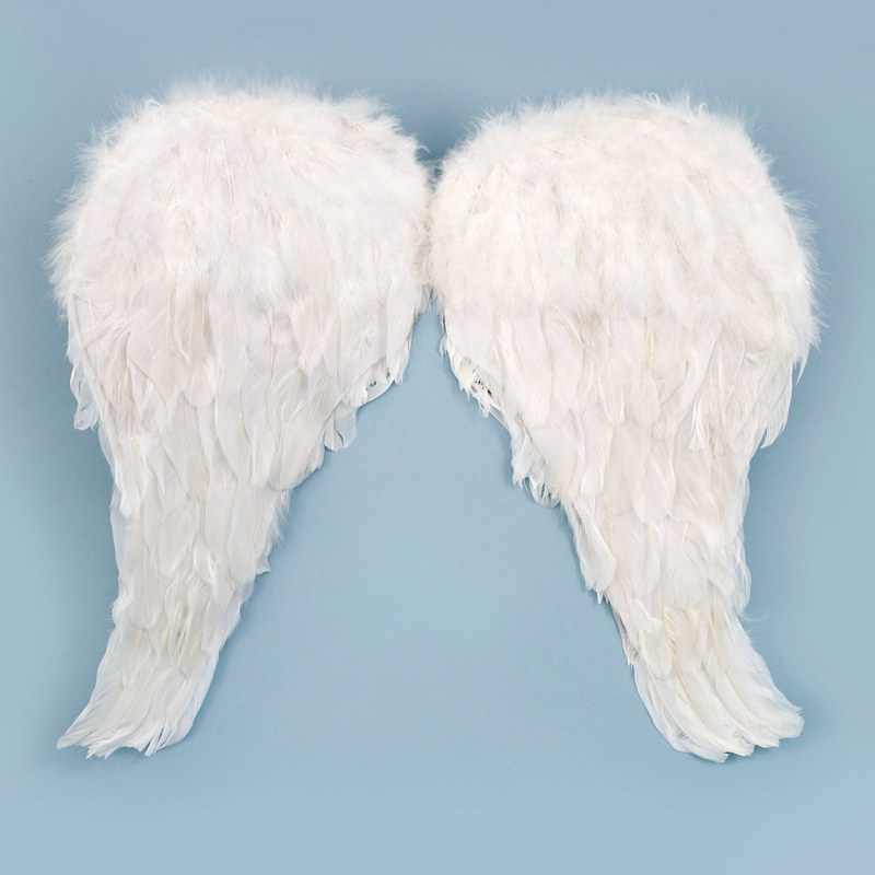 Soft Feather Child Angel Wings - Click Image to Close
