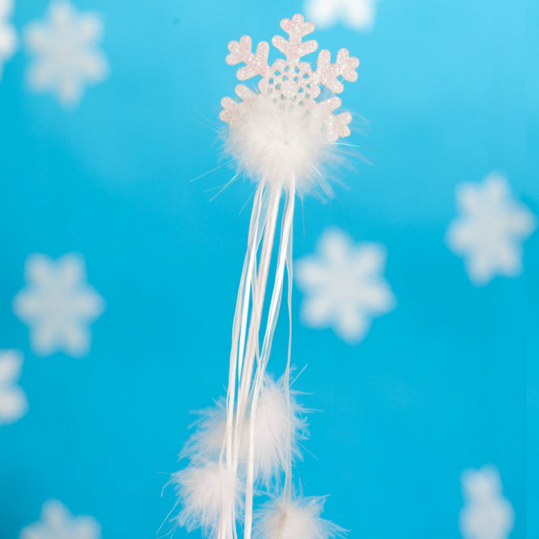 Snowflake Fairy Wand - Click Image to Close