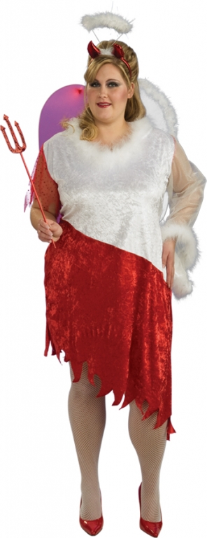 Angel and Devil Plus Size Costume - Click Image to Close