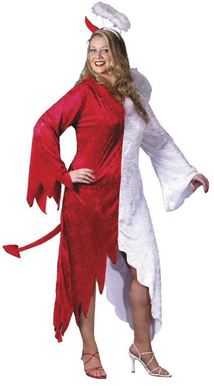 Naughty Or Nice Plus Size Adult Costume - Click Image to Close