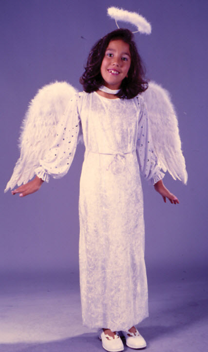 Velvet Angel Of Light Child Costume - Click Image to Close