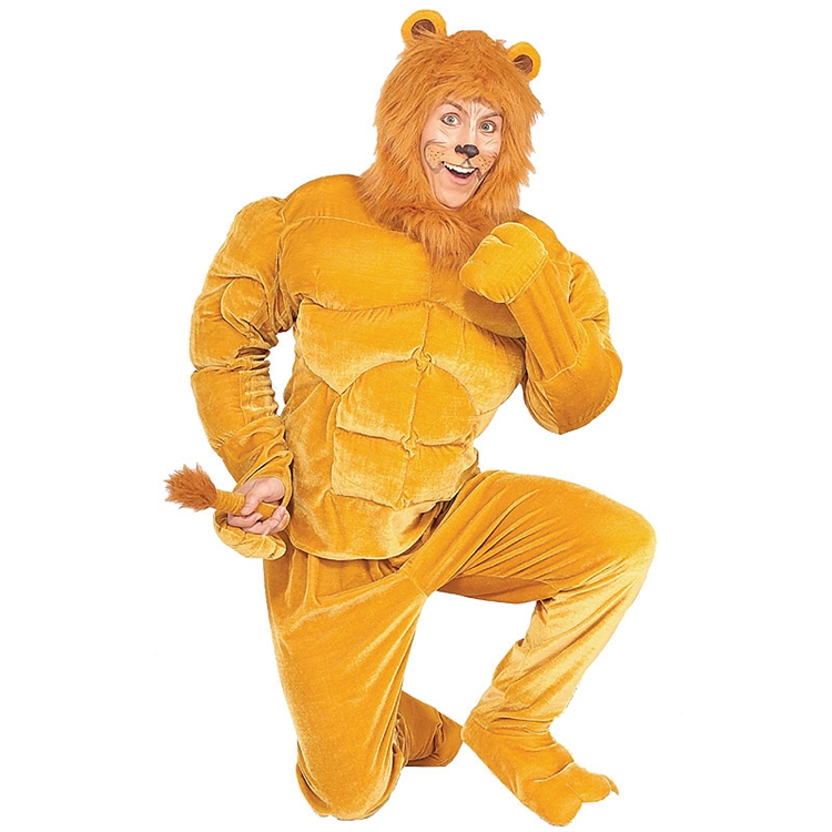 Adult Macho Lion Costume - Click Image to Close