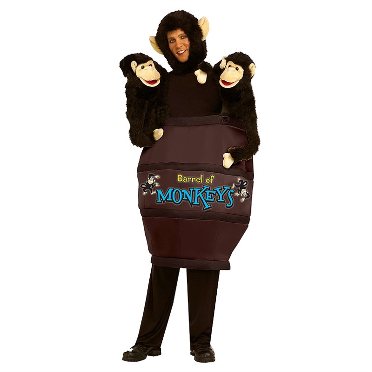 Barrel of Monkeys Adult Costume - Click Image to Close