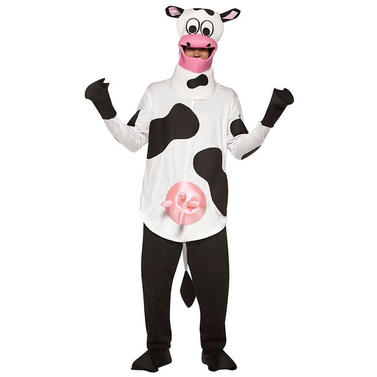 Lightweight Adult Cow Costume - Click Image to Close